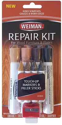 Weiman 511D Wood Furniture Repair Kit, 7-Piece