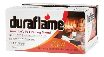 Firelogs, 2.5-Lbs Each, 6-Pk.