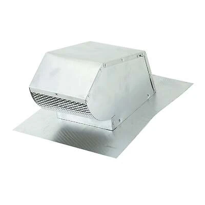 Lambro 109R Roof Cap, Round Aluminum, 4 In.