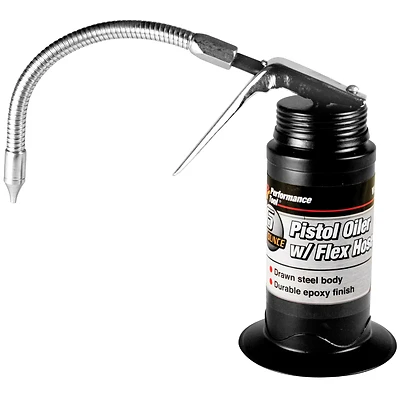 Performance Tool W54265 Pistol Oiler with Flex Hose, 6 oz., Steel