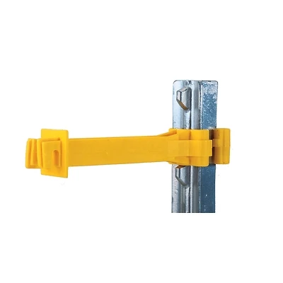 T-Post Insulator Extender, Yellow, 15-Ct.
