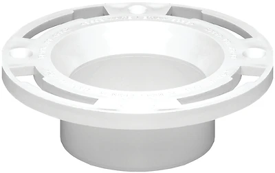 Oatey 43525 PVC Closet Flange, Long Pattern, 3-4 In. Connection