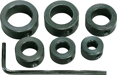 General Tools S838 Drill Stop Set, Steel, 7-Piece