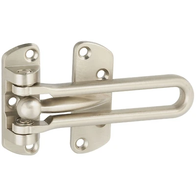 National Hardware N335-984 Door Security Guard, Satin Nickel
