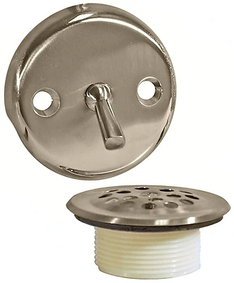 Danco 89242 Trip Lever Tub Drain Kit, Brushed Nickel, Brass