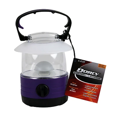 Dorcy 41-1010 Mini LED Lantern, 40 Lumens, 4 AA Battery, Assorted Colors