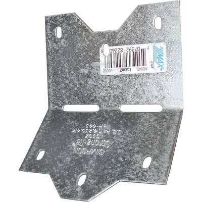 Zmax Galvanized Steel 3-3/8 In. 18 Ga Adjustable Framing L-angle Ls30z