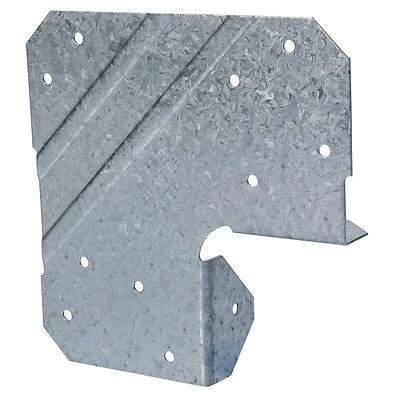 6x Adjustable Post Cap, 18 Gauge Galvanized Steel, Model Lce4