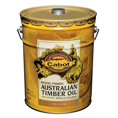 Cabot 140.0019458.008 Australian Timber Oil, Honey Teak, 5 Gallon