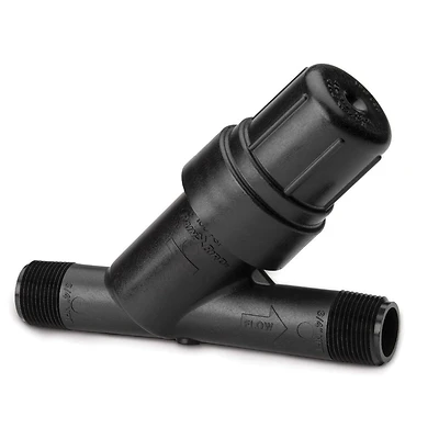 Rain Bird RBY075S In-Line Y-Filter, 3/4 In., Stainless Steel, Black