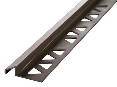 Building Products 3/8 In. X 8 Ft. Pewter Aluminum Tile Edging Reducer