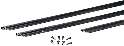 Building Products Bronze Aluminum Weather Stripping 84 In. L X 1/4 In. For Door Jamb