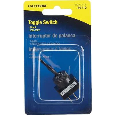 Duck Bill Male Blade Toggle Switch 20a 12v Dc Model 40110 Black
