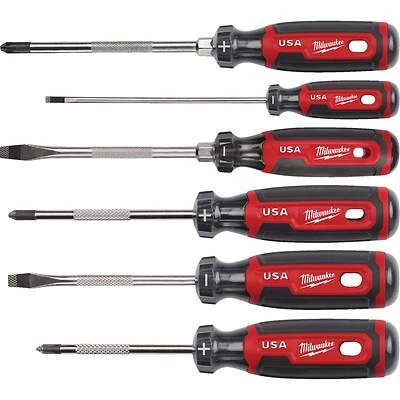 Milwaukee MT200-6 Cushion Grip Screwdriver Set, 6-Piece