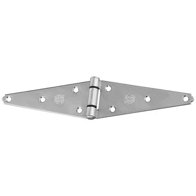 Heavy-duty Zinc-plated Strap Hinge 2.43 In. X 6 In. (2-pack) Model N128082