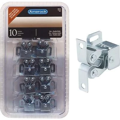 Amerock 1888373 Roller Catch, Zinc Finish, 1-1/4 In., 10-Pack