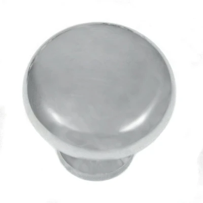 Danica Round 1-1/4 Inch Polished Chrome Cabinet Knob With Mounting Hardware