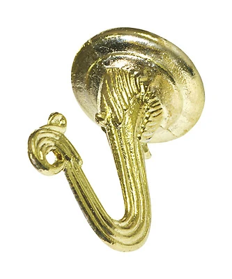 OOK Hillman 534518 Brass-Plated Steel Swag Hook, 1 Pack