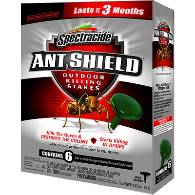 Ant Shield Outdoor Killing Stakes, 6-count, Model Hg-65597-1