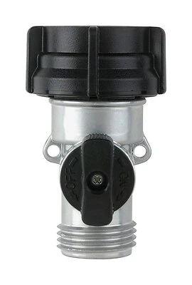 Gilmour 805084-1001 Metal Water Shut-Off Valve, Chrome-Plated