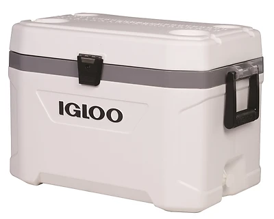Igloo 50541 Marine Cooler, 54 Qt, White, 78-Can