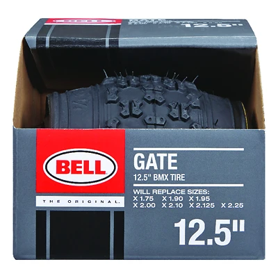 12.5-Inch Black BMX Bike Tire