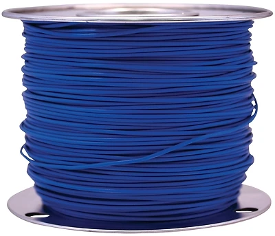 Primary Wire, Blue PVC, 12-Ga. Stranded Copper, 100 Ft.