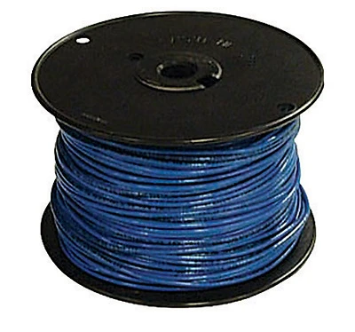 14 Stranded Building Wire, Blue, 500 Ft.