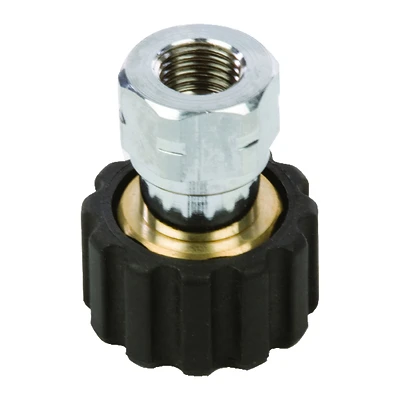 Forney 75106 Pressure Washer Coupling, M22F x 1/4 In. Female, 5800 Psi