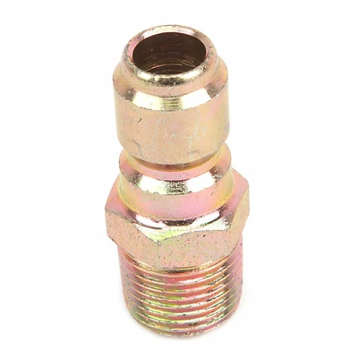 Forney 75136 Quick Connect Plug, 3/8 In. x MNPT, 4200 PSI, Steel