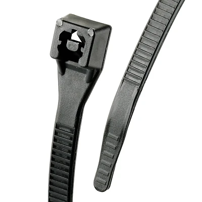 Gardner Bender 45-308UVBFZ Xtreme Temperature Cable Ties, Black, 8-In., 20-Pk.