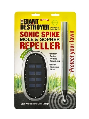 Giant Destroyer 600 Solar Sonic Spike Repeller, Mole & Gopher