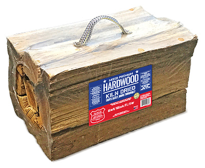 Premium Mixed Hardwood Fire Log, 0.75 Cubic Feet For Cozy Fires