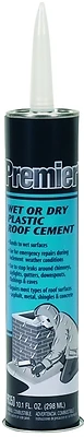 Henry PR350004 Plastic Roof Cement, Wet or Dry, 11 Oz Cartridge