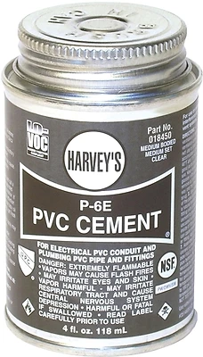 Pvc Electrical Cement Clear 4 Ounce For Conduit And Plumbing Applications