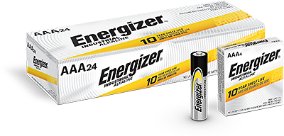 Industrial Aaa Alkaline Battery, 24/pk, En92, 6 X 4-pack, 1.5v
