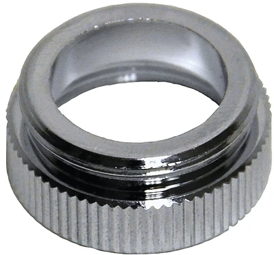 Chrome Plated Male Thread Aerator Adapter 55/64 In.-27m X 13/16 In.-24f, 1 Pk