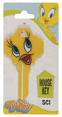 Hy-Ko 15005SC1-TW3 Tweety Bird Painted Key Blank, Schlage SC1