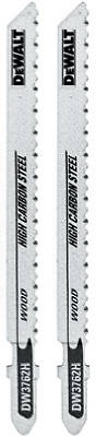 2-pack 4-inch T-shank High-carbon Steel Jigsaw Blades, 10 Tpi, Model Dw3762h2