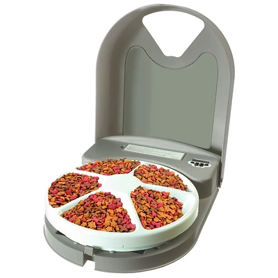 Eatwell Programmable 40-ounce Plastic Pet Feeder For Cats And Dogs