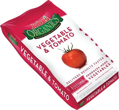 Jobe's 09023 Organic Vegetable & Tomato Fertilizer with Biozome, 16 Lb