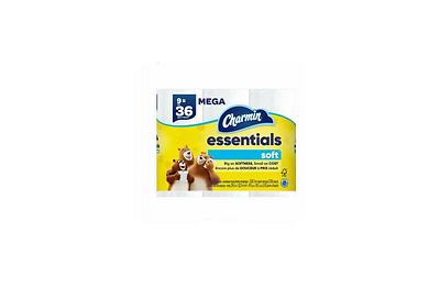Charmin� Essentials� Soft 2-Ply Toilet Paper, 352 Sheets Per Roll, Pack Of 12 Rolls