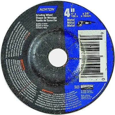 4 In. Diameter X 1/8 In. Thick Aluminum Oxide Grinding Wheel 15280 Rpm