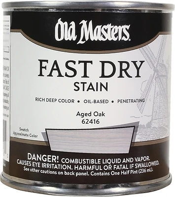 62416 0.5 Pint Fast Dry Aged Oak Wood Stain