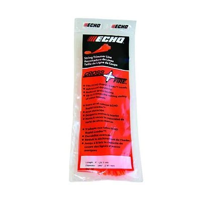 .095" Cross-fire 8 In. Pre-cut Trimmer Strips For Rapid Loader Head (50 Pk)
