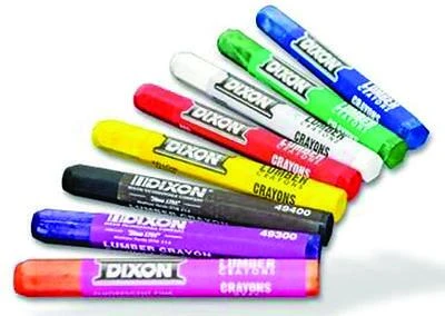 Dixon Ticonderoga 52000 Red Lumber Crayon, 1/2 x 4-1/2 In