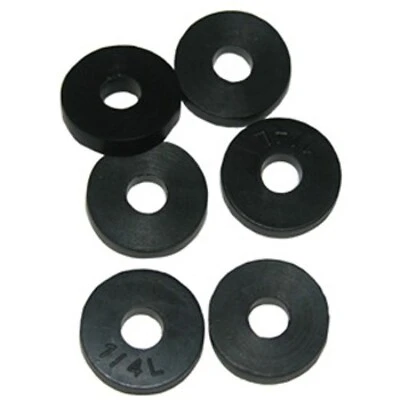 Faucet Washer,1/4l Flat 6/Cd