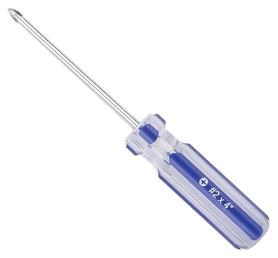 4 Inch No. 2 Magnetic Tip Phillips Point Steel Screwdriver - Model Sd-01
