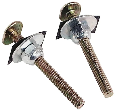5/16 In. X 2-1/4 In. Steel Toilet Bolts With Nuts And Washers