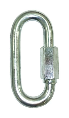 1-7/8 In. H Farm Screw Pin Quick Links 440 Lb Steel Zinc Plated